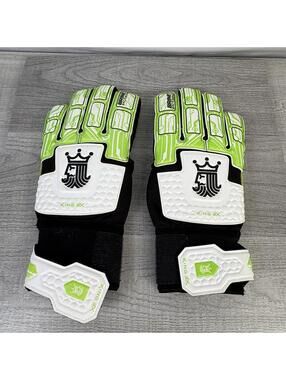 Brine King Match 3X Soccer Goalkeeper Gloves - Size 11 - Lime Green/Black